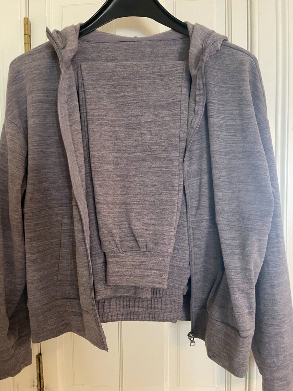 RBX Active Women’s Heathered Gray 2-Piece Lounge & Tracksuit Set - Size Medium